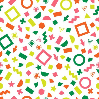 Doku ve kartpostal için sorunsuz ilkel geometrik desenler