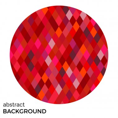 Edikula beyaz arka plan üzerinde izole kırmızı daire