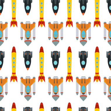 Uzay roketi ile Seamless Modeli