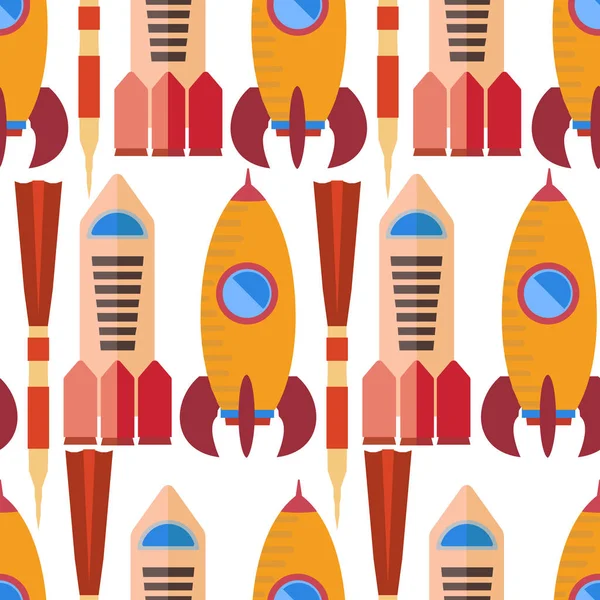Uzay roketi ile Seamless Modeli.