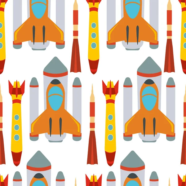 Uzay roketi ile Seamless Modeli.