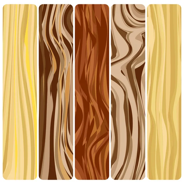 Vector abstract wood texture in flat design. — Stock Vector