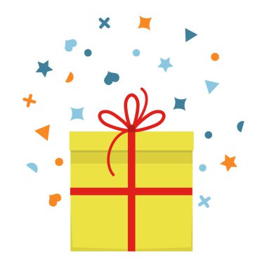 Güzel karton ve kağıt kapak ve şerit kutusu hediye