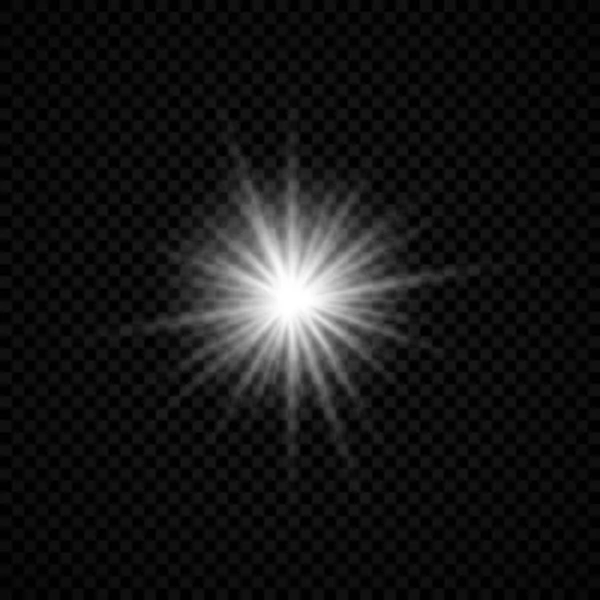 Lichteffekt von Linsenraketen — Stockvektor