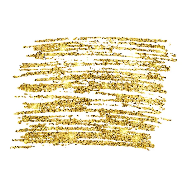 Golden Paint Glittering Backdrop — стоковый вектор