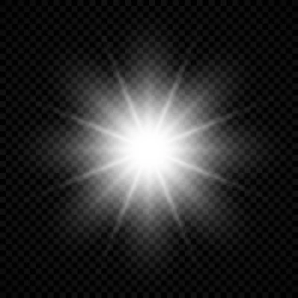 レンズフレアの光効果 — ストックベクタ