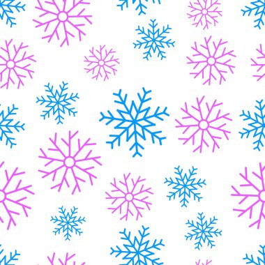 Kar taneleriyle kusursuz bir arkaplan