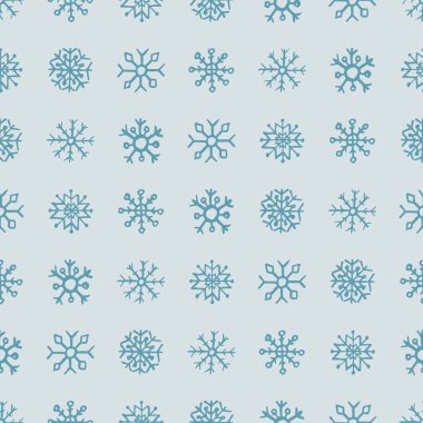 Elle çizilen kar tanelerinin kusursuz arkaplanı