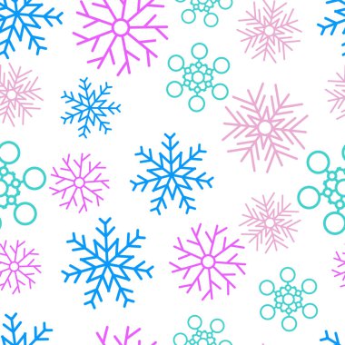 Kar taneleriyle kusursuz bir arkaplan