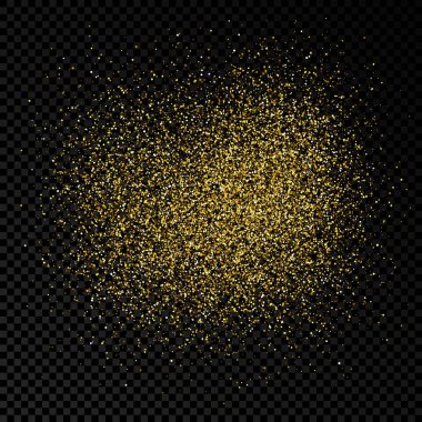 Altın ışıltılı vektör arkaplanı 