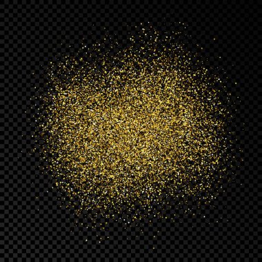 Altın ışıltılı vektör arkaplanı 