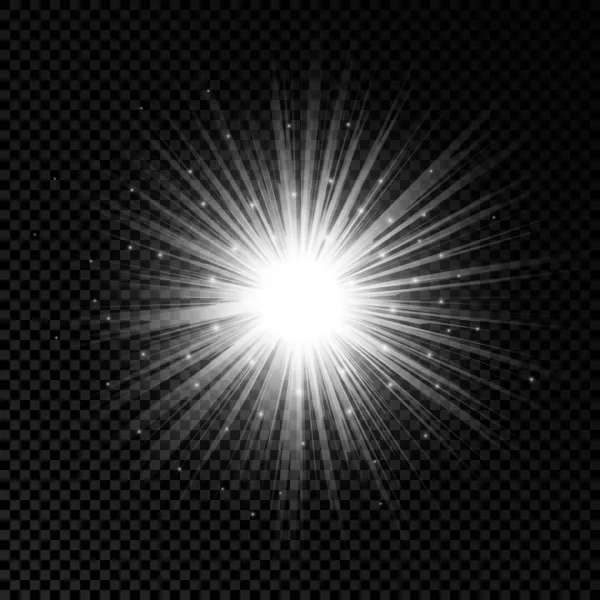 Efecto luminoso de las bengalas — Archivo Imágenes Vectoriales