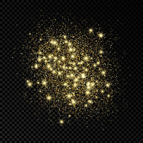 Golden scintille fond scintillant — Image vectorielle