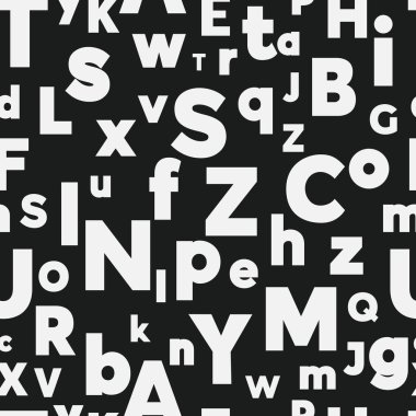 Alfabe vektörsüz arkaplan