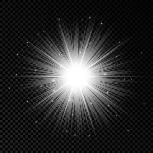 Light effect of lens flares — Stock Vector