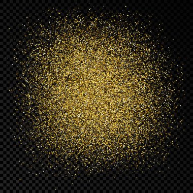 Altın ışıltılı vektör arkaplanı 