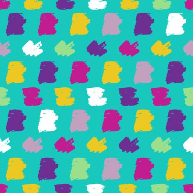 Karalama Smear ile çizilen Dikişsiz Desen el