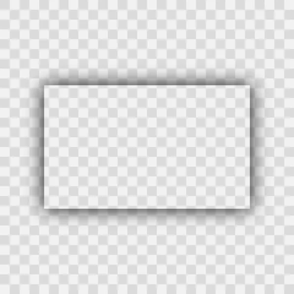 Ombre réaliste transparente foncée — Image vectorielle