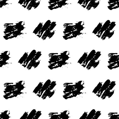 Karalama Smear ile çizilen Dikişsiz Desen el