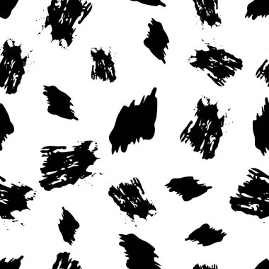 Karalama Smear ile çizilen Dikişsiz Desen el