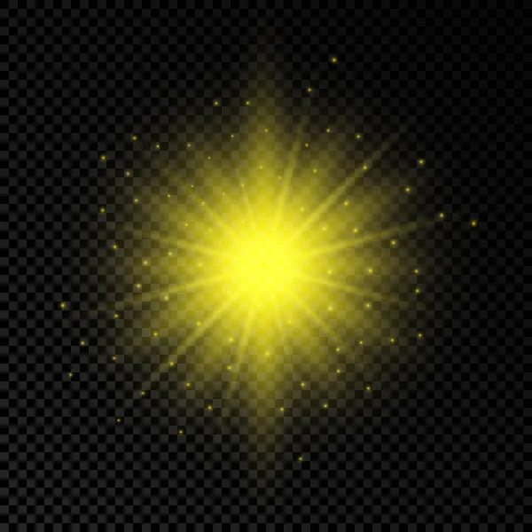 晶状体耀斑的光效应 — 图库矢量图片