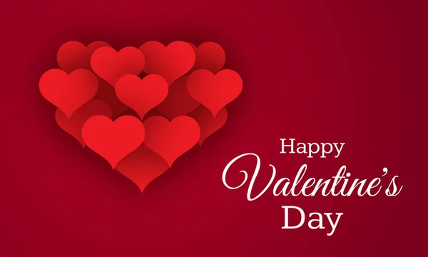 Šťastný Valentines den pozadí — Stockový vektor