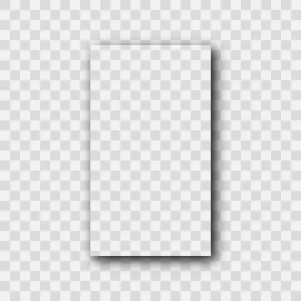 Ombre réaliste transparente foncée — Image vectorielle