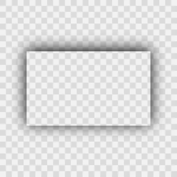 Ombre réaliste transparente foncée — Image vectorielle