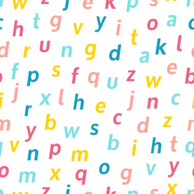Alfabe vektörsüz arkaplan