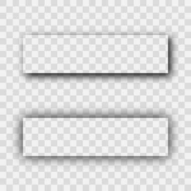 Koyu şeffaf gerçekçi gölge