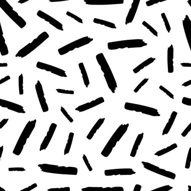 Elle çizilmiş karalama lekesiyle kusursuz desen