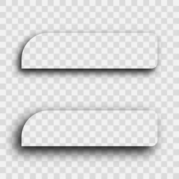 Ombre réaliste transparente foncée — Image vectorielle
