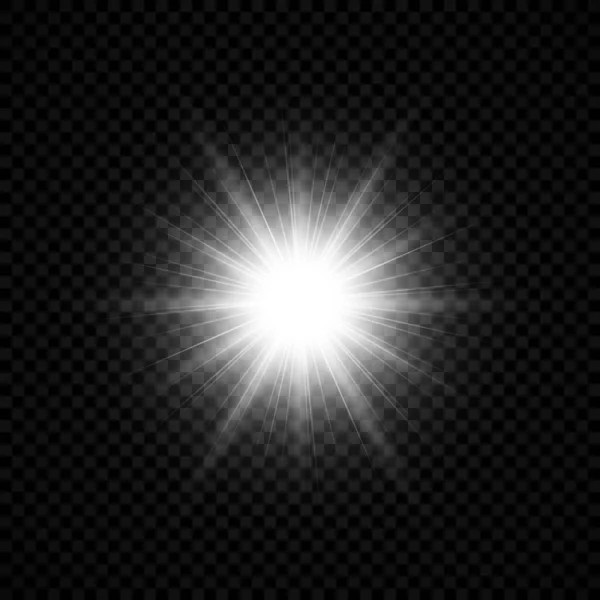 Light effect of lens flares — Stock Vector