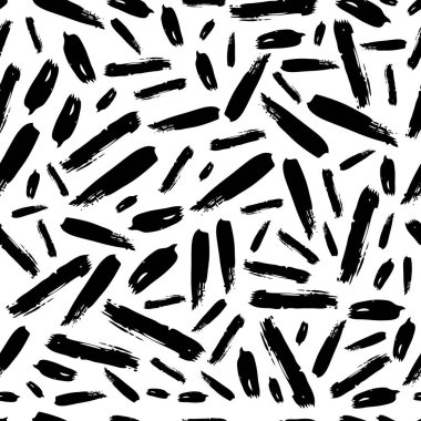 Elle çizilmiş karalama lekesiyle kusursuz desen