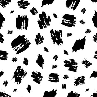 Karalama Smear ile çizilen Dikişsiz Desen el