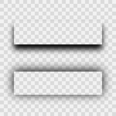 Koyu şeffaf gerçekçi gölge