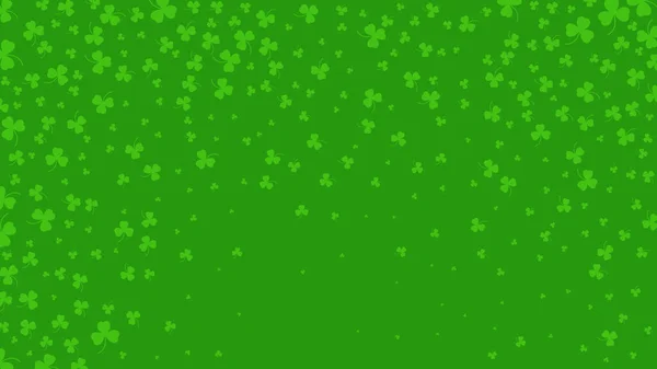 God St. Patricks dag, grønn bakgrunn – stockvektor