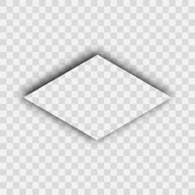 Koyu şeffaf gerçekçi gölge