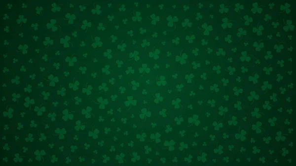 Feliz día de San Patricio fondo verde — Vector de stock