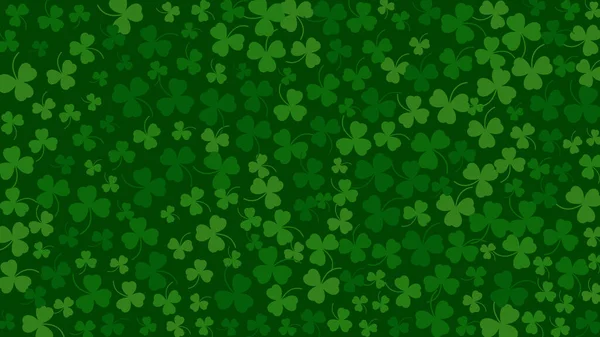 Happy Saint Patrick's day green background — ストックベクタ