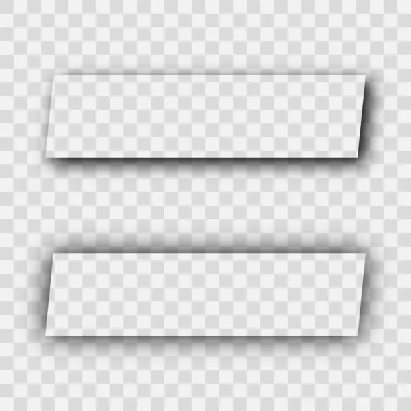 Ombre réaliste transparente foncée — Image vectorielle