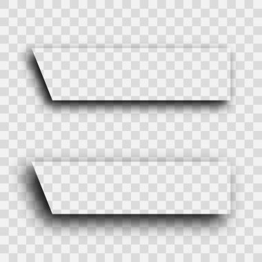 Koyu şeffaf gerçekçi gölge