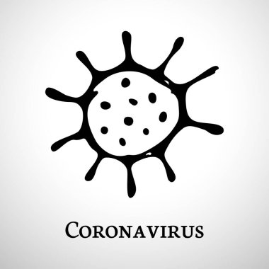 Coronavirus 2019-nCoV karalama simgesi