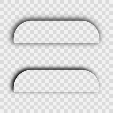 Koyu şeffaf gerçekçi gölge