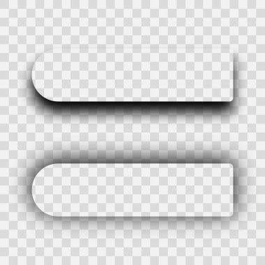 Koyu şeffaf gerçekçi gölge