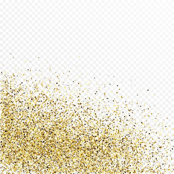 Χρυσό glitter εορταστικό φόντο κομφετί — Διανυσματικό Αρχείο