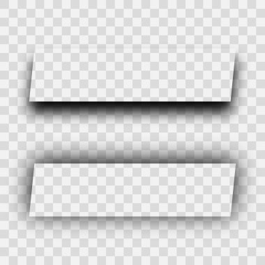 Koyu şeffaf gerçekçi gölge