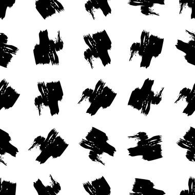 Elle çizilmiş karalama lekesiyle kusursuz desen