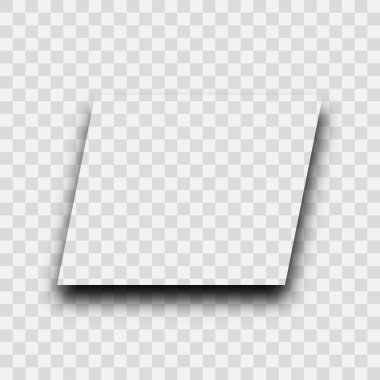 Koyu şeffaf gerçekçi gölge