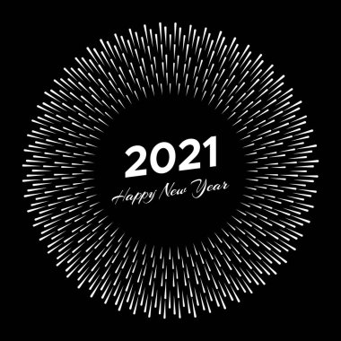 Yazılı havai fişek 2021 ve Mutlu Yıllar